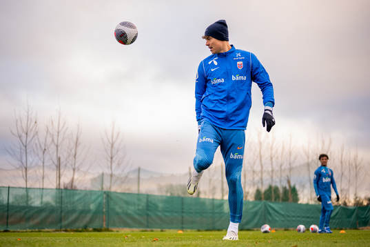 Jørgen Strand Larsen of the Norwegian national football