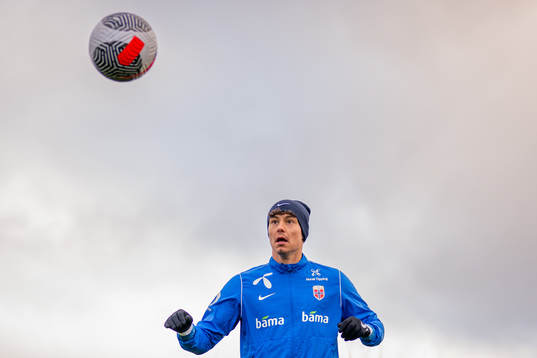 Jørgen Strand Larsen of the Norwegian national football