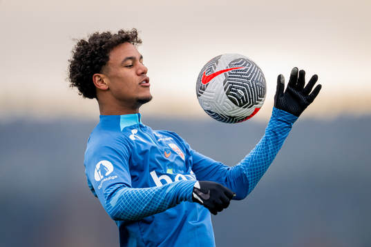 Oscar Bobb of the Norwegian national football team