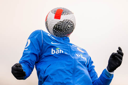 Jørgen Strand Larsen of the Norwegian national football