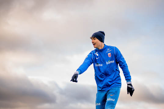 Jørgen Strand Larsen of the Norwegian national football
