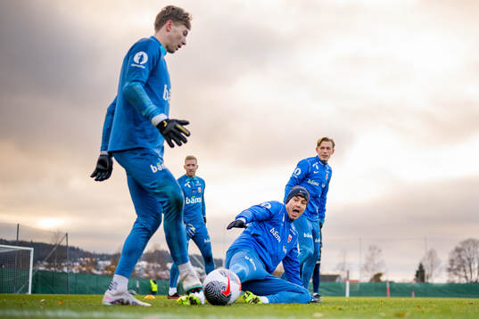 Jørgen Strand Larsen of the Norwegian national football
