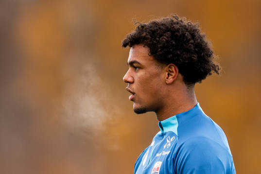Oscar Bobb of the Norwegian national football team