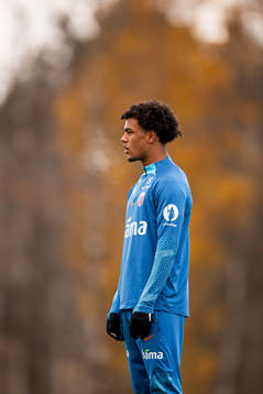 Oscar Bobb of the Norwegian national football team