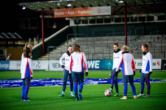 The players of FC Rosengård