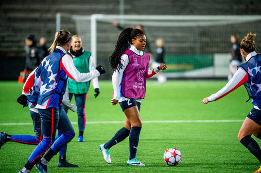 The players of FC Rosengård