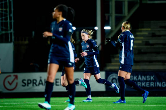 Olivia Schough of FC Rosengård celebrates