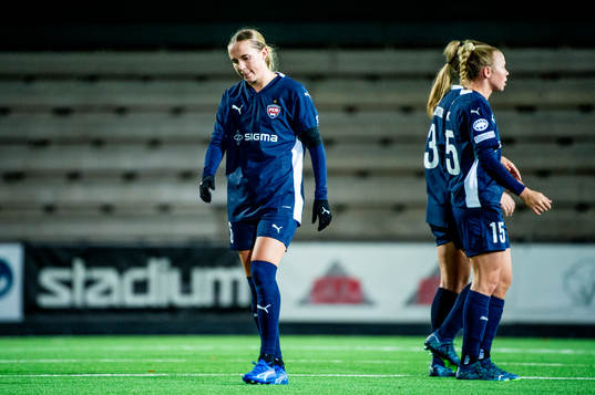 Ria Noora Minerva Öling of FC Rosengård looks dejected
