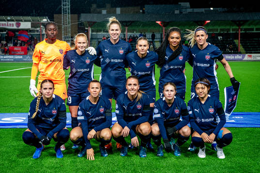 The players of FC Rosengård