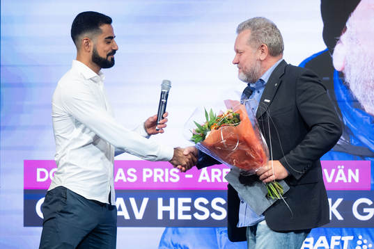 Gustav Hussfelt, IFK Göteborg, tilldelas Domarnas pris