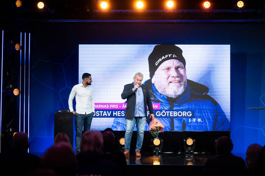 Gustav Hussfelt, IFK Göteborg, tilldelas Domarnas pris