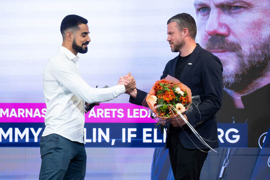 Jimmy Thelin, IF Elfsborg, tilldelas Domarnas pris Årets