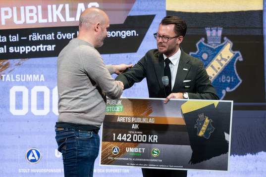 Fredrik Söderberg, VD & klubbdirektör AIK Fotboll, tar