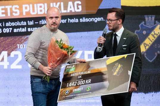 Fredrik Söderberg, VD & klubbdirektör AIK Fotboll, tar