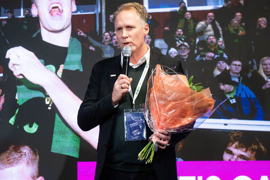 Magnus Sköldmark, Klubbchef GAIS, hyllas för avancemang