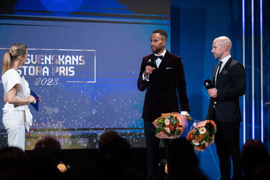 Malmö FFs Isaac Kiese Thelin och Henrik Rydström