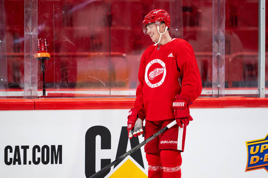 Lucas Raymond of Detroit Red Wings