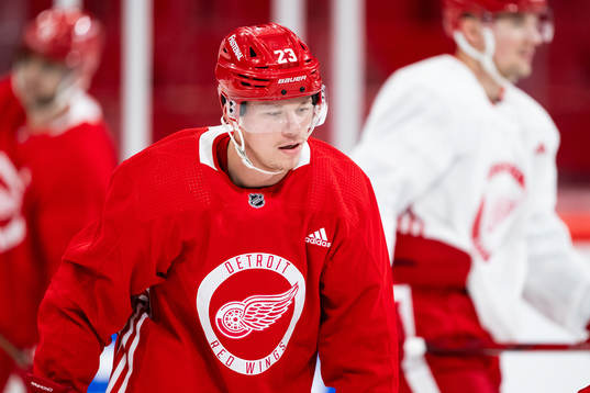Lucas Raymond of Detroit Red Wings