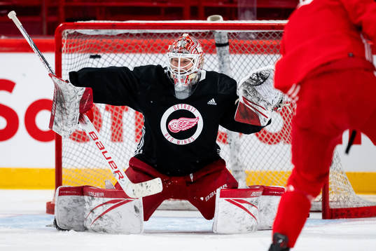 goalkeeper James Reimer of Detroit Red Wings