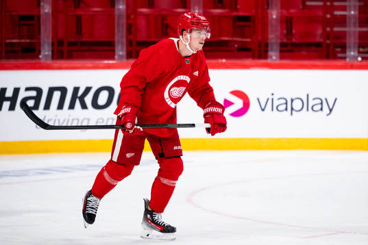 Lucas Raymond of Detroit Red Wings