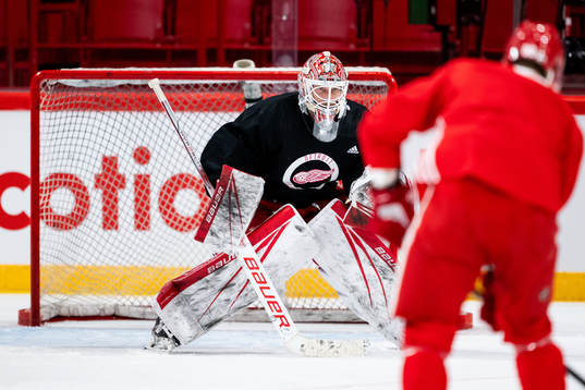 goalkeeper James Reimer of Detroit Red Wings