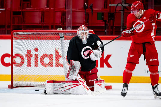 goalkeeper James Reimer of Detroit Red Wings