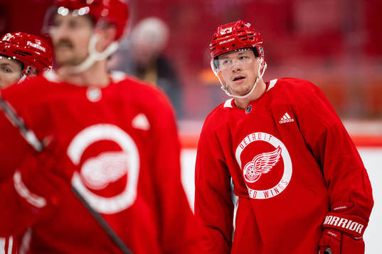 Lucas Raymond of Detroit Red Wings