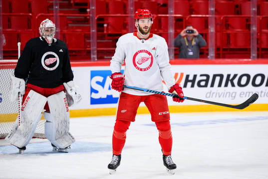 Michael Rasmussen of Detroit Red Wings