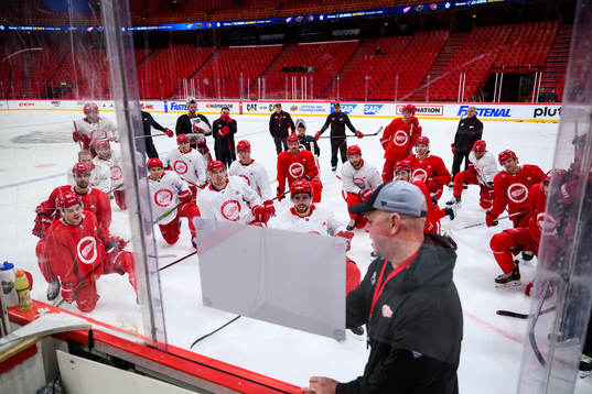 Players of Detroit Red Wings