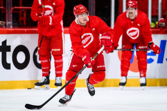 Lucas Raymond of Detroit Red Wings