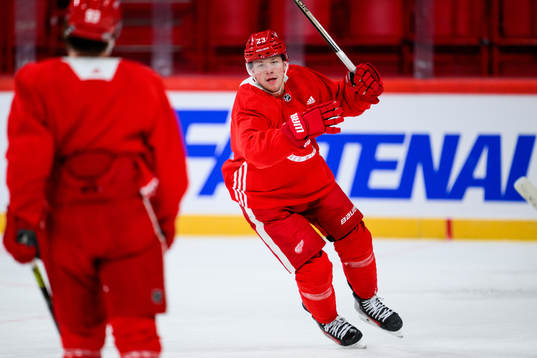 Lucas Raymond of Detroit Red Wings