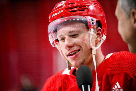Lucas Raymond of Detroit Red Wings