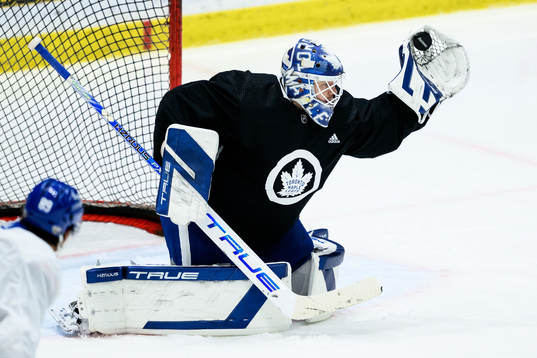 goalkeeper Ilya Samsonov of Toronto Maple Leafs