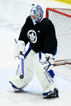 goalkeeper Joseph Woll of Toronto Maple Leafs