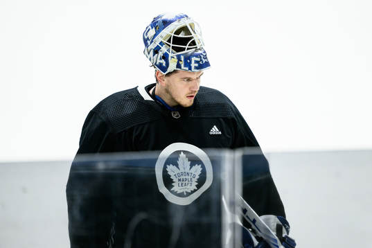 goalkeeper Ilya Samsonov of Toronto Maple Leafs