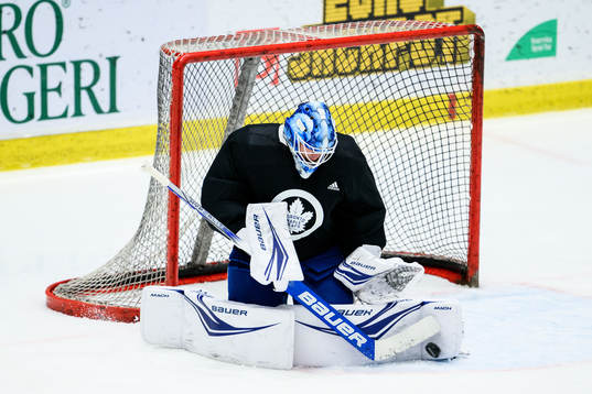 goalkeeper Ilya Samsonov of Toronto Maple Leafs