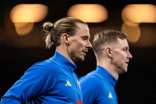 Bläddra bland fler bilder av Football, UEFA Euro Qualifier, Sweden, Training