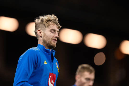 Filip Helander of the Swedish national football team