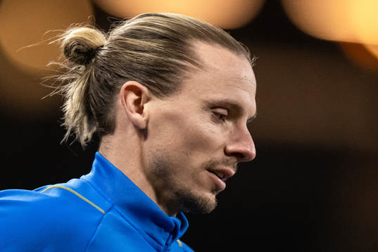 Niklas Hult of the Swedish national football team