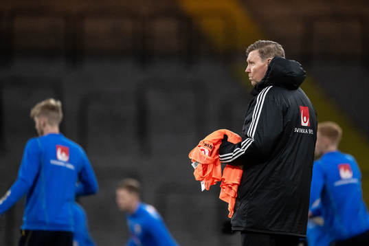 Assistant coach Peter Wettergren of the Swedish national