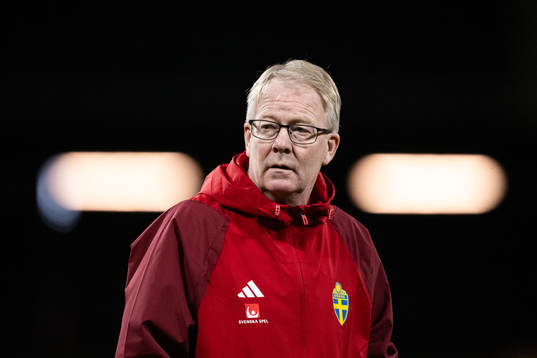 Lasse Jacobsson, scout, of the Swedish national football