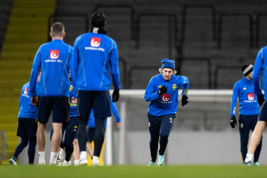 Emil Forsberg of the Swedish national football team