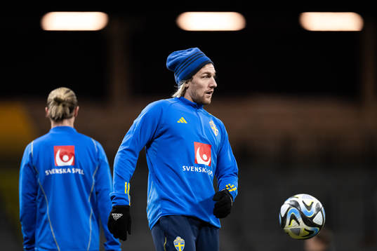 Emil Forsberg of the Swedish national football team