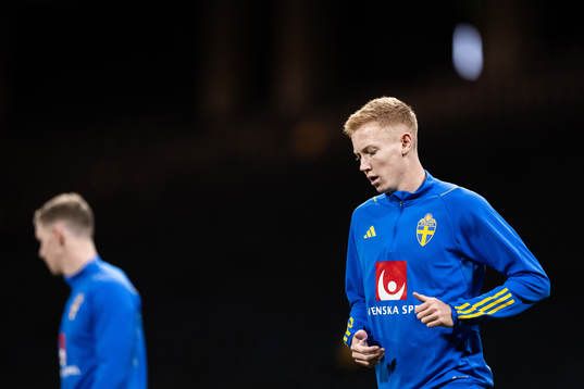 Hugo Larsson of the Swedish national football team