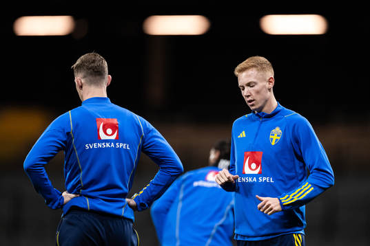 Hugo Larsson of the Swedish national football team