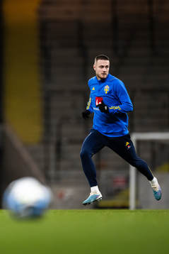 Mattias Svanberg of the Swedish national football team