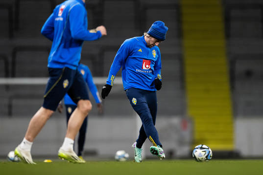Emil Forsberg of the Swedish national football team