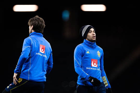 Robin Quaison of the Swedish national football team