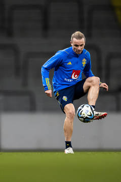 Niklas Hult of the Swedish national football team