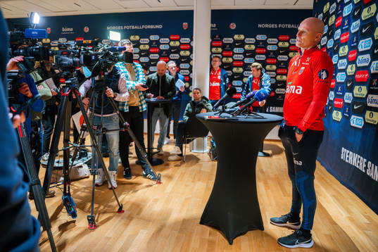 Ståle Solbakken, head coach of the Norwegian national